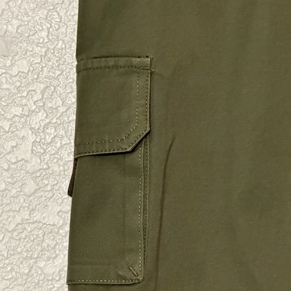 DICKIES Skirt Olive Green Cargo 100% Cotton size 12 Streetwear Valentines Day - Picture 6 of 12